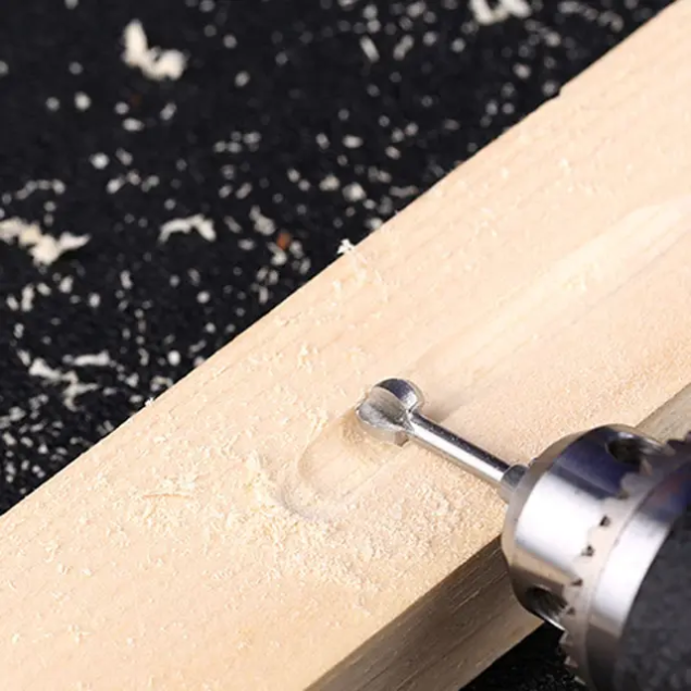 5pcs Woodworking Carving Drill Bit Wood  Grinding Engraving Milling Cutter Wood Carving  Tools Drill Bit Set