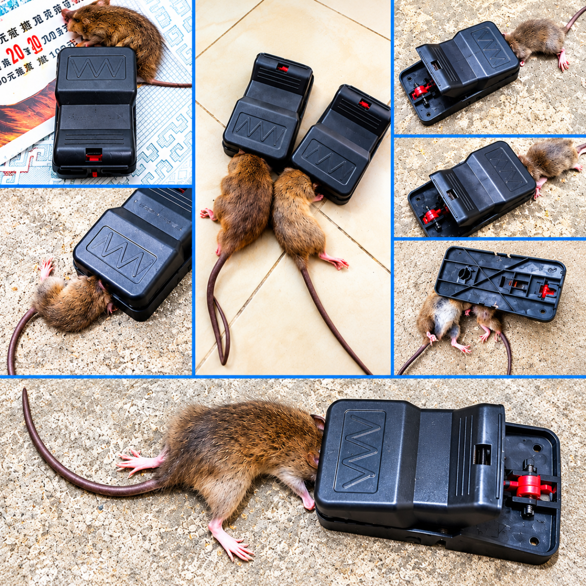 mouse trap, powerful and effective for catching and eliminating mice, a must-have for home use, fully automatic