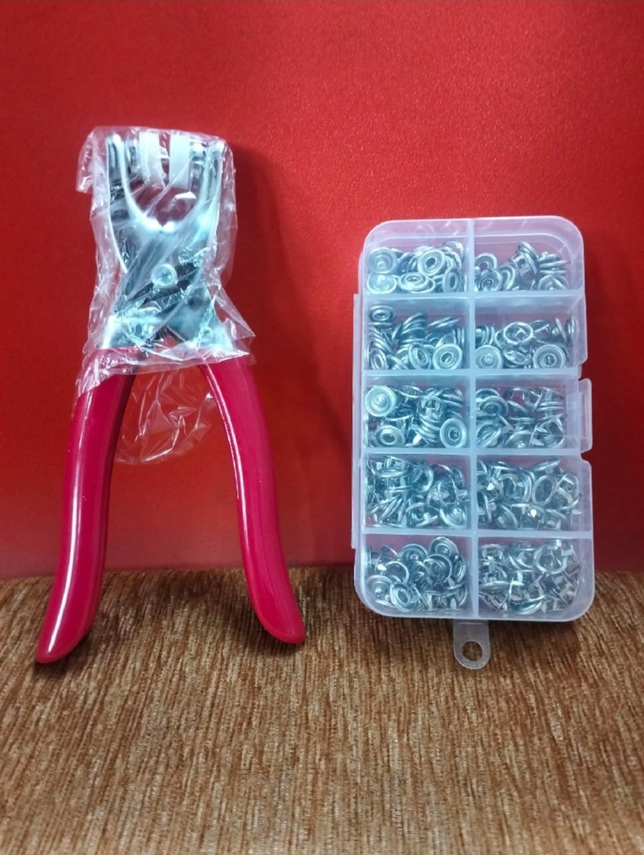 Tich Button Machine, Snaps Buttons Kit For clothes, shoes Sewing Tools