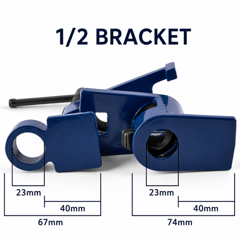 Heavy Duty  Woodworking Pipe Clamp Quick Release Wood Gluing Pipe Clamp Wide Base Iron Wood Metal Clamp Set