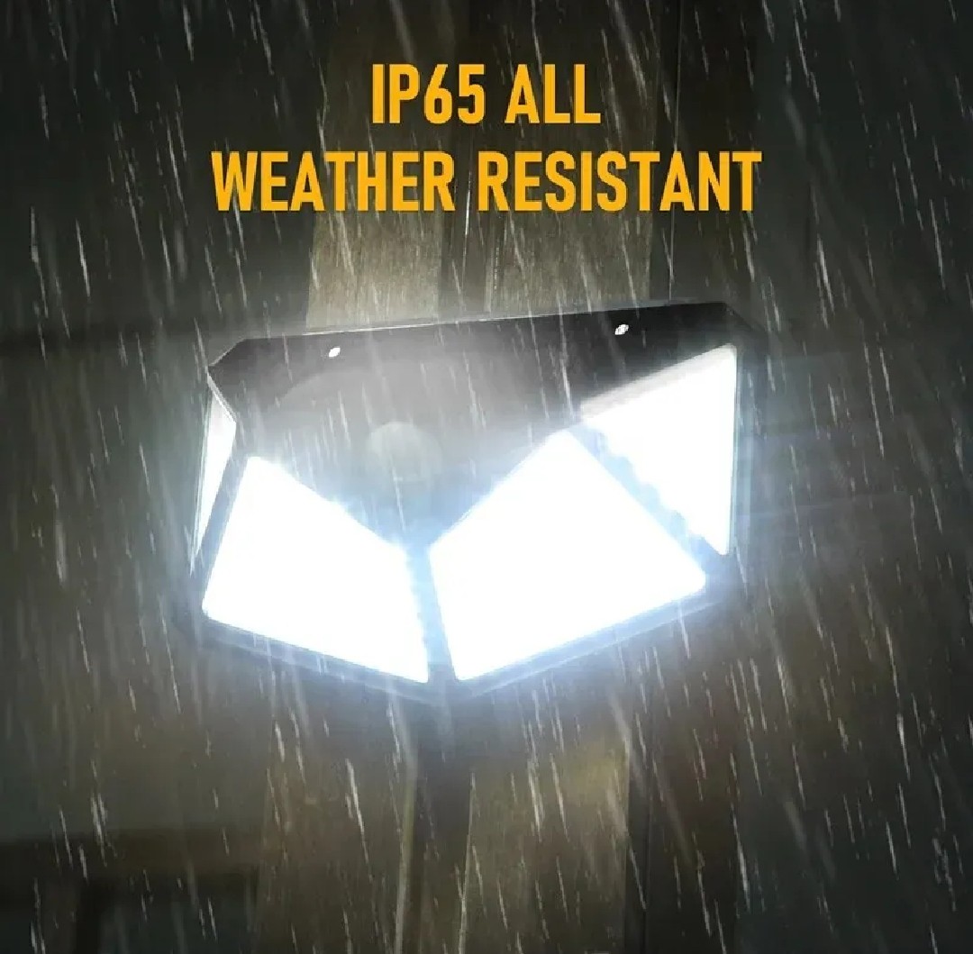 STAARICC 100 LED Solar Motion  Sensor Security Light Outdoor Waterproof PIR Spotlight for Yard Garden Path Fence Decoration
