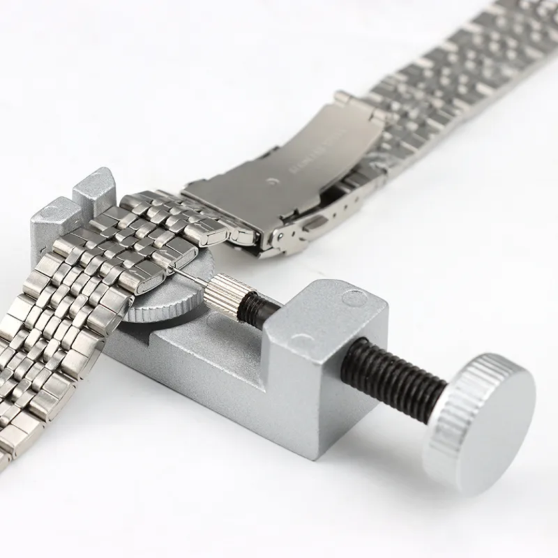 Stainless Steel Watch Band  Remover Tool Watch Repair Tools Kits Adjuster Pins Bracelet Link Remover Spring Bar Set Accessories