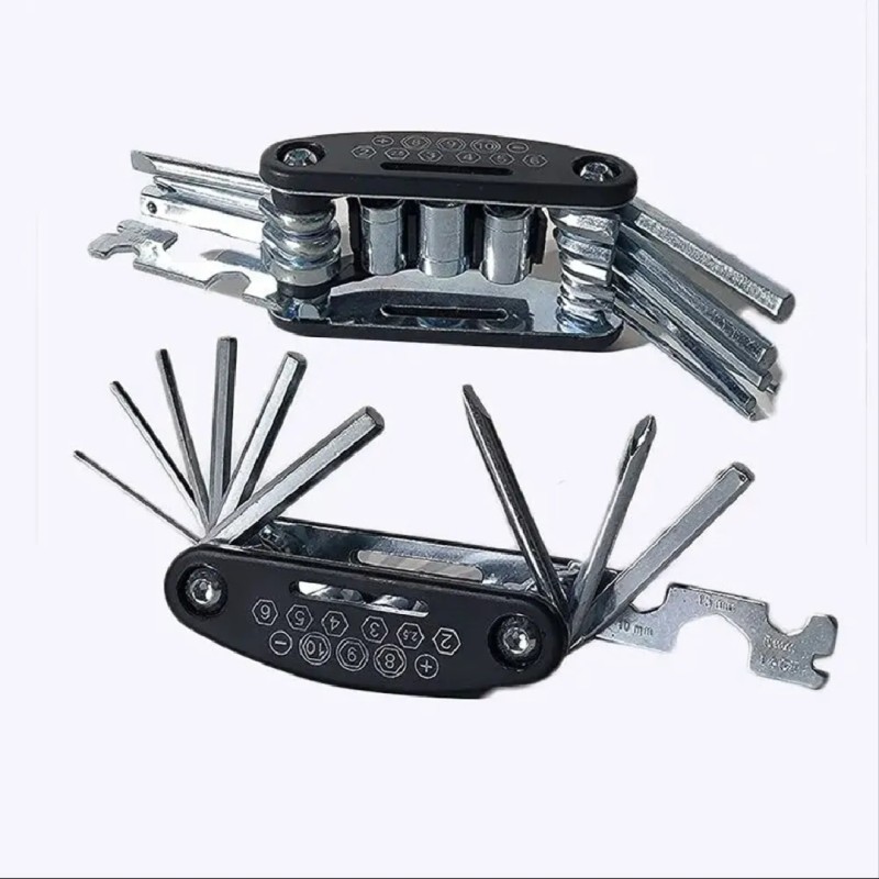 16 in 1 Multi Function Bike, Bicycle, Mechanic Repair Tool Kit Set