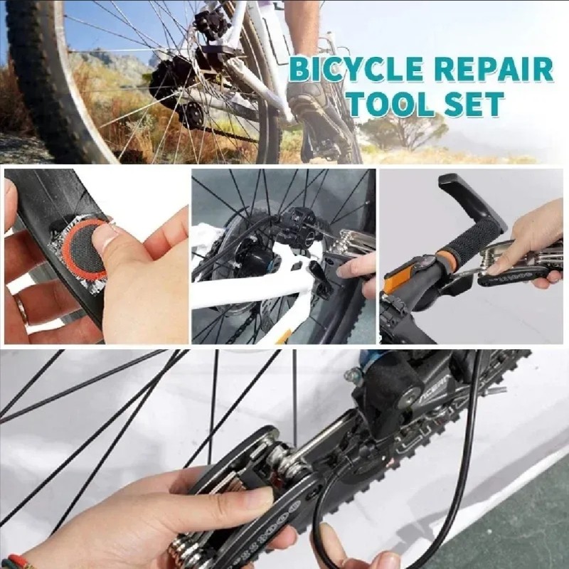 16 in 1 Multi Function Bike, Bicycle, Mechanic Repair Tool Kit Set