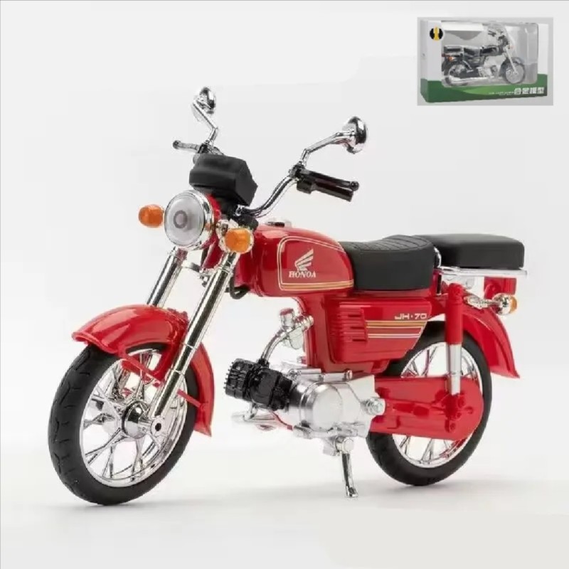 Die-cast model Ready to Rach of a Honda JH-70 Motorcycle Bike
