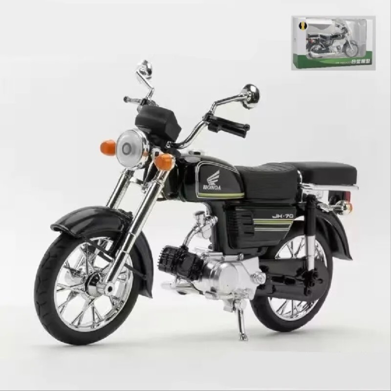 Die-cast model Ready to Rach of a Honda JH-70 Motorcycle Bike