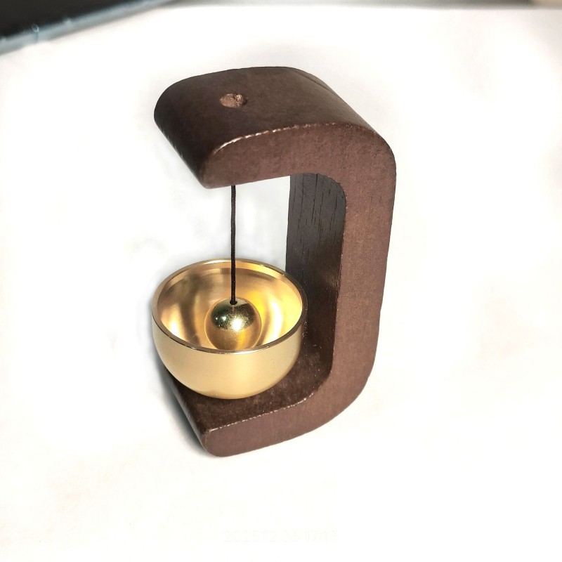 Dopamine Wind Chime Doorbell Magnetic Wooden Doorbell Shop Entrance Reminder Bell New Chinese Style Decoration