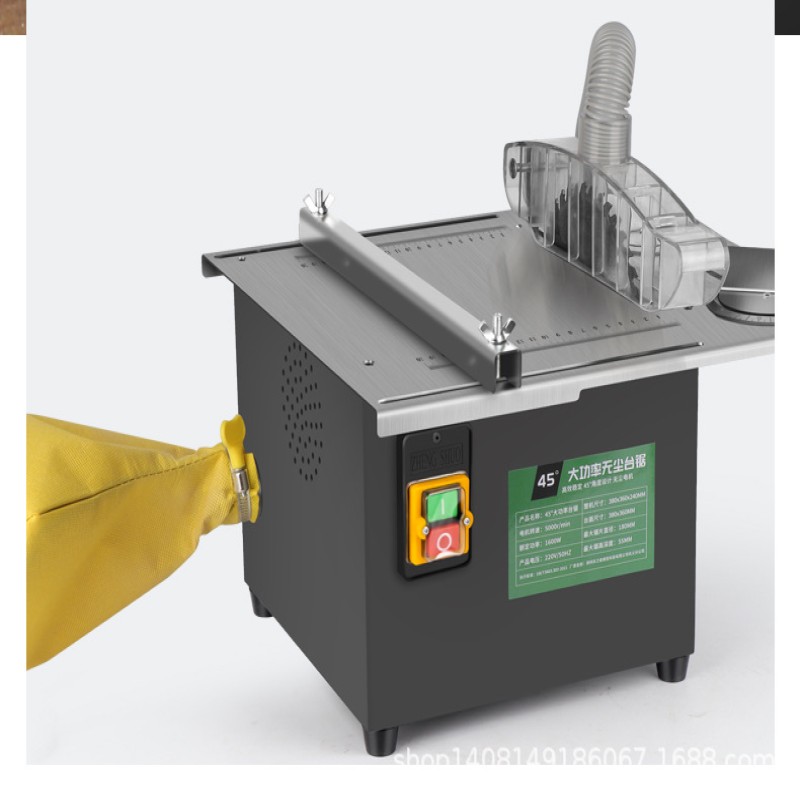 High-power woodworking decoration table saw miniature mini electric saw small household sliding table saw cutting board multifunctional cutting machine