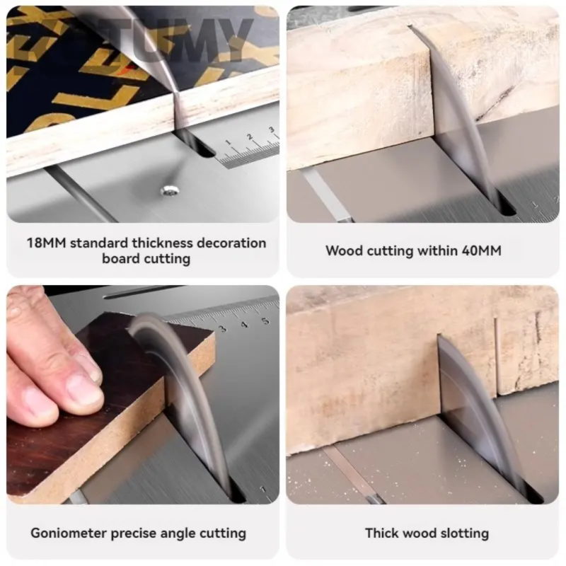 High-power woodworking decoration table saw miniature mini electric saw small household sliding table saw cutting board multifunctional cutting machine