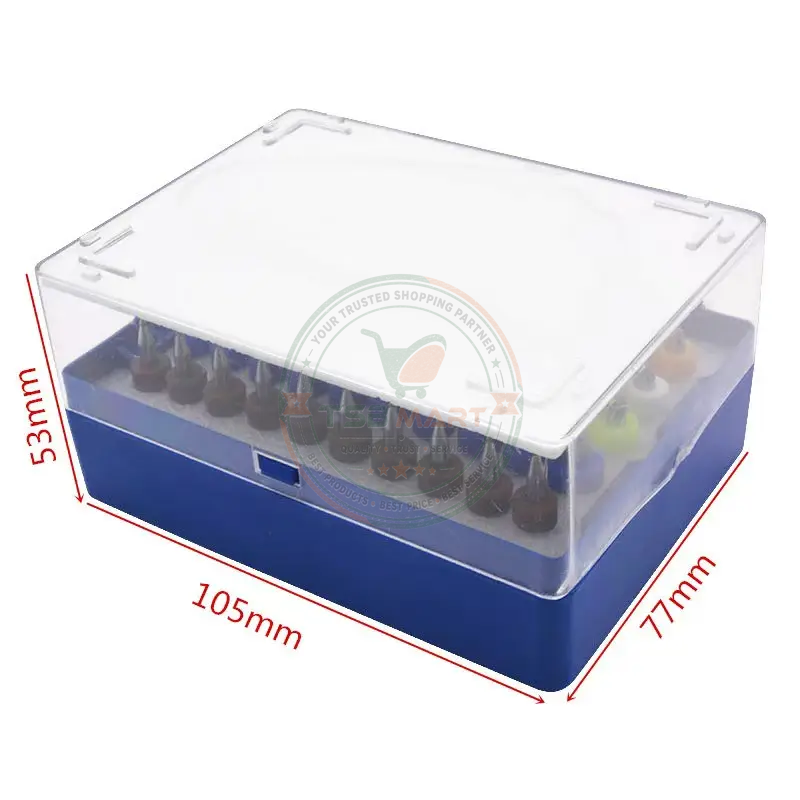 50-Piece 0.5-0.9mm Micro PCB Carbide Router Bit Kit CNC Cutter Milling Carving Bit Set PCB Drilling End Mill Cutter Machine