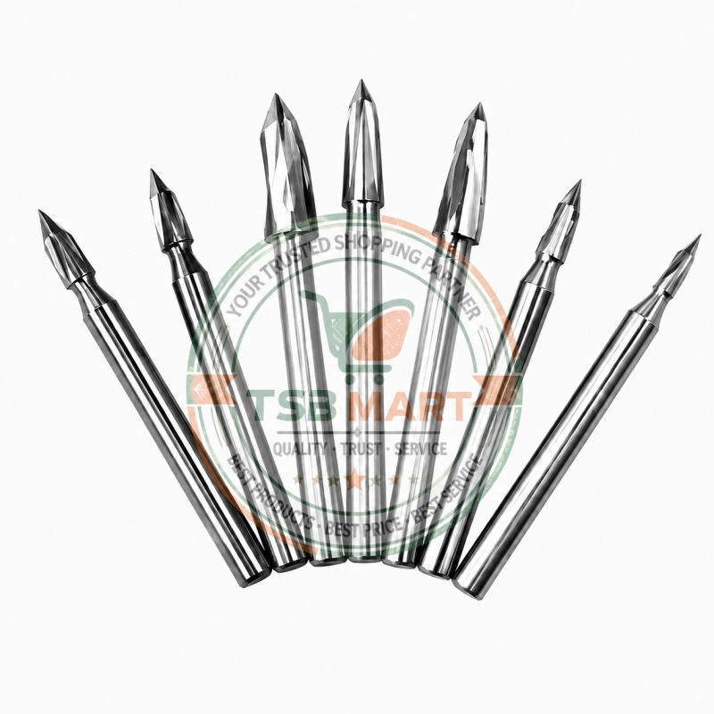 7-piece 6.0mm handle diameter three-blade woodworking carving knife woodworking milling cutter 3 4 5 6 8 10 12mm cutter head