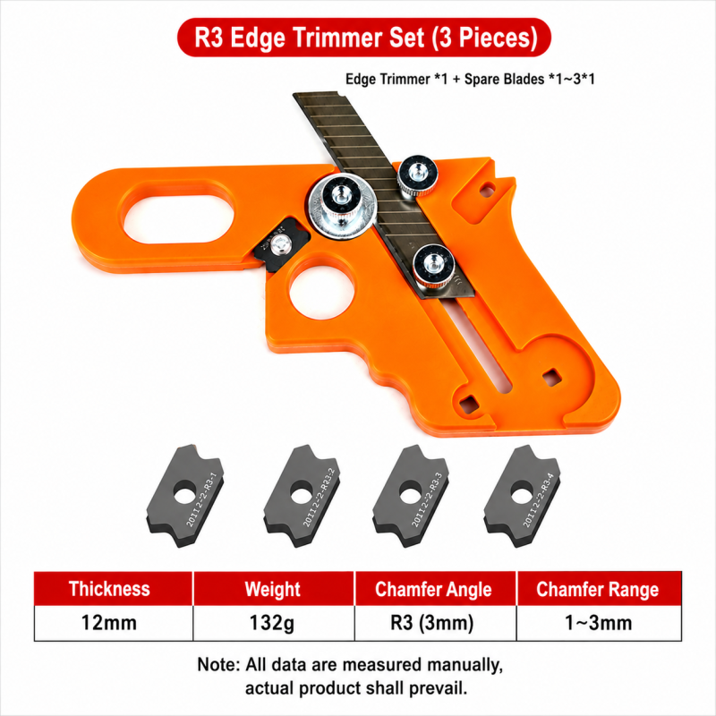 Manual Edge Banding Trimmer Veneer Edge Cutter Tool Woodworking Chamfer Plane Wood Chamfering Fillet Scraper Board Deburring
