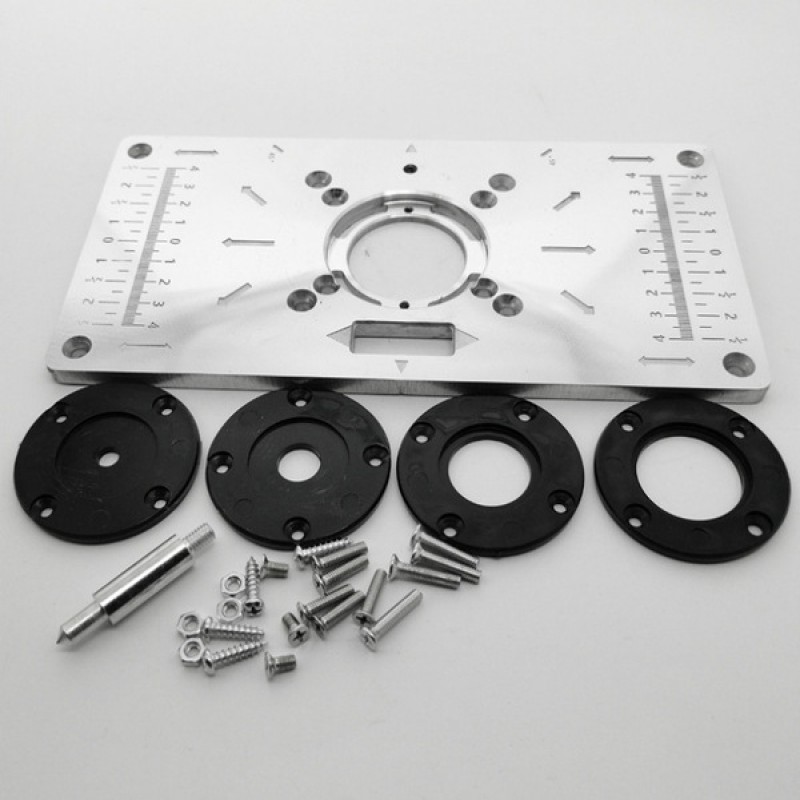 Woodworking Trimming Machine Inverted Board Insertion Board Bakelite Milling Engraving Machine Slotting Machine Guide Table Chamfering Board Installation Table