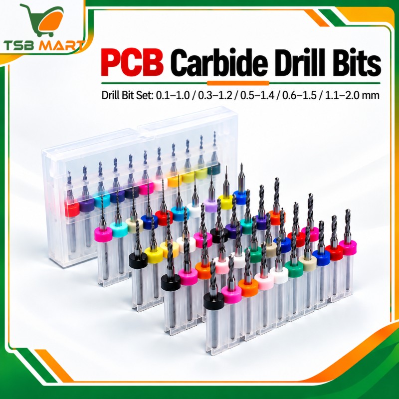 Spot Carbide Small Drill Bit 0.1-3.2mm Twist Drill Set Pcb Circuit Board Micro Engraving Drill