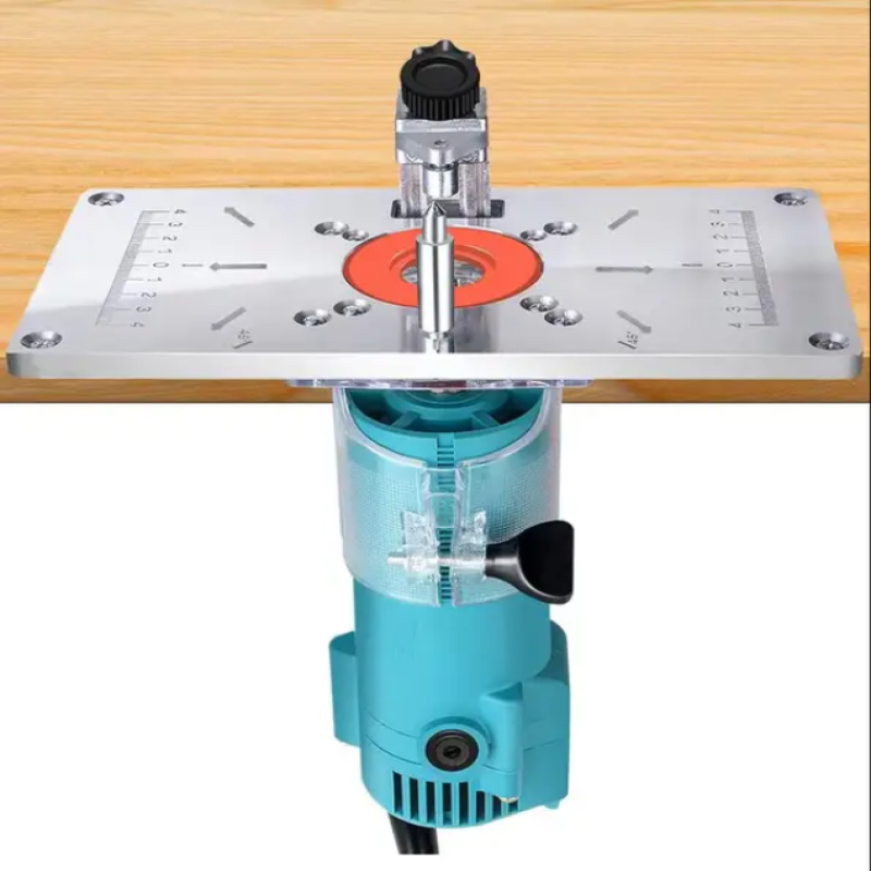 Woodworking Trimming Machine Inverted Board Insertion Board Bakelite Milling Engraving Machine Slotting Machine Guide Table Chamfering Board Installation Table