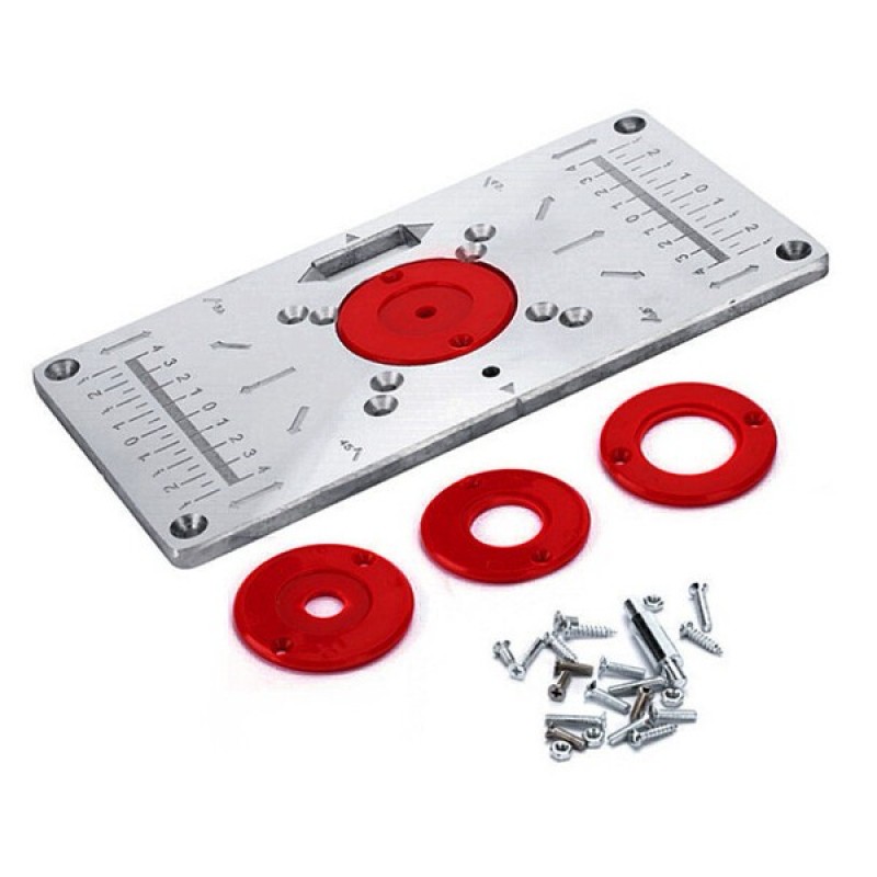 Woodworking Trimming Machine Inverted Board Insertion Board Bakelite Milling Engraving Machine Slotting Machine Guide Table Chamfering Board Installation Table