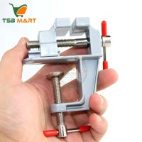 Aluminium Alloy Vise Table Tongs  Vintage Bench Vise Pliers Mini Clamp DIY Tool Portable Small Vise Workbench Tiger Pliers for Jewelry Making