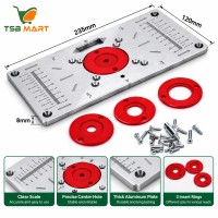 Woodworking Trimming Machine Inverted Board Insertion Board Bakelite Milling Engraving Machine Slotting Machine Guide Table Chamfering Board Installation Table